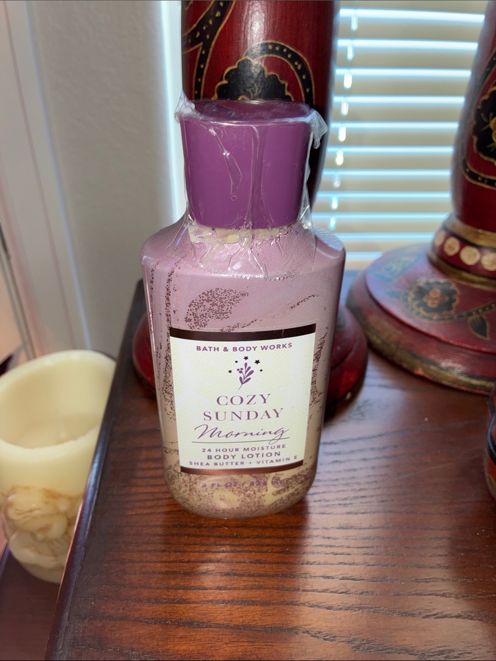 Bath & Body Works Cozy Sunday Morning Body Lotion — Purple